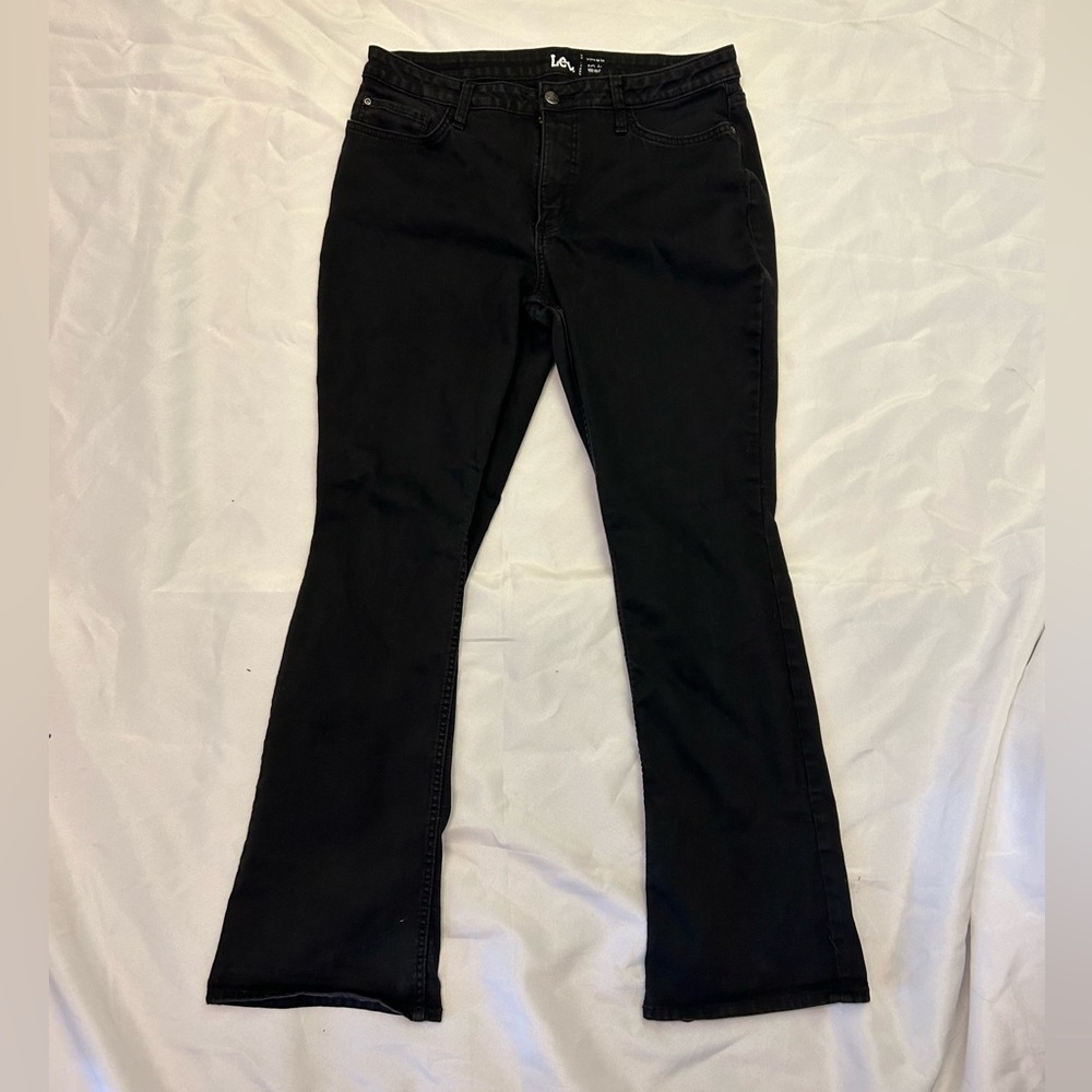 Lee black boot cut jeans
